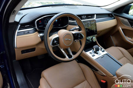 2021 Jaguar F-Pace, interior